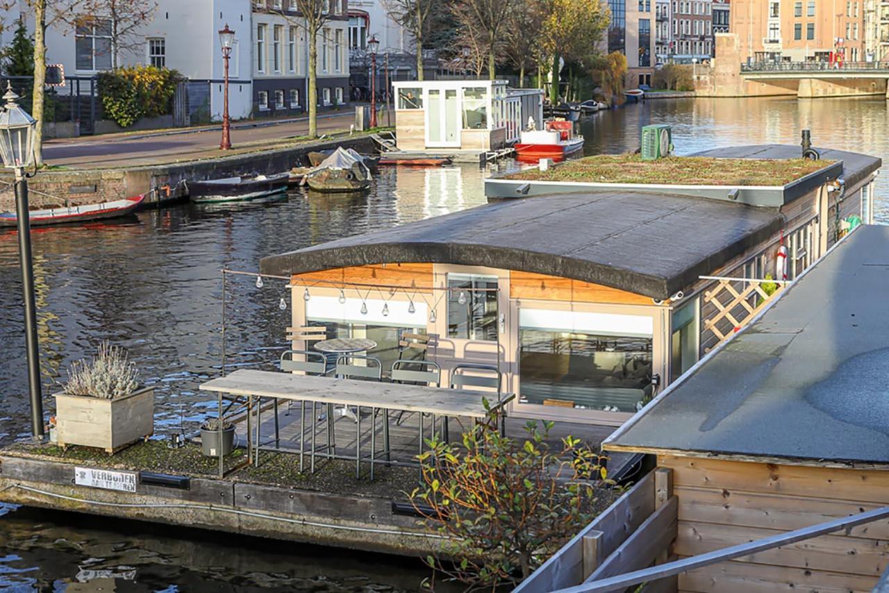 Houseboat Next To Amstel Bed and Breakfast Amsterdam Eksteriør billede